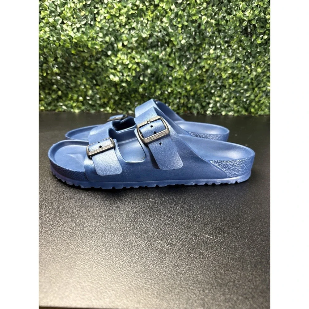 BIRKENSTOCK Arizona Essentials Sandals Men's Blue EVA Foam Size 43 10-10.5